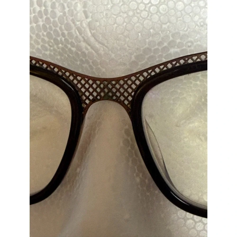 GX Studio Gwen Stefani GX035 Brown Square Eyeglass Frames 52-17-135 Rx